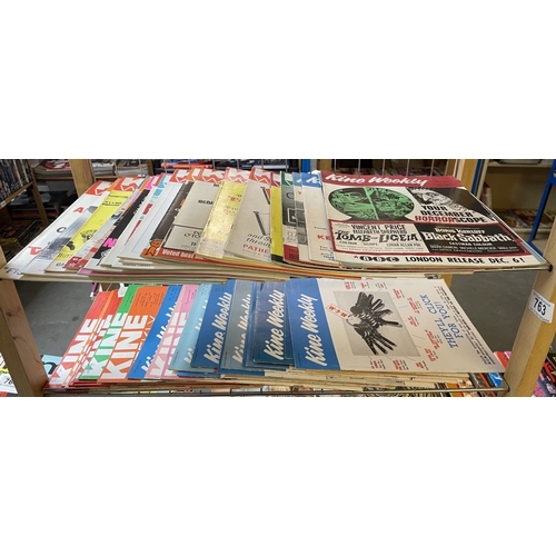 A collection of Kine Weekly magazines from the 1960s (over 50)