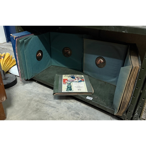 1770 - 2 Folders of original recordings The Messiah by The Royal Choral 50c & A lover in damsons & 1 other