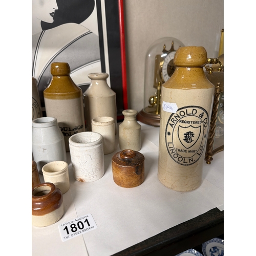 1801 - A large quantity of stoneware etc