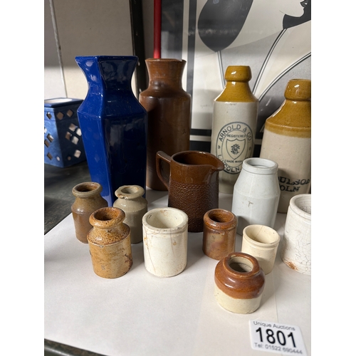 1801 - A large quantity of stoneware etc