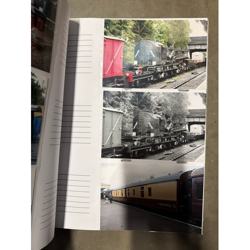 1810 - 5 Albums of railway related photos including stations, engines, GCR, Battlefield etc