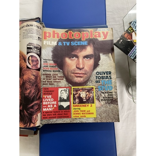 Three albums of Photoplay magazines