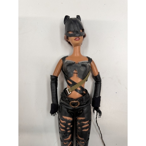 723 - A Halle Berry Catwoman Barbie dol;