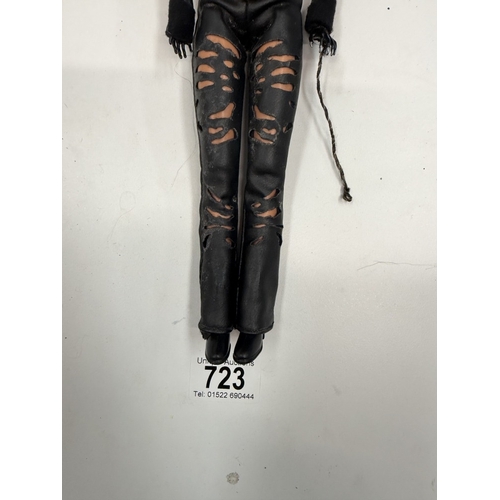 723 - A Halle Berry Catwoman Barbie dol;