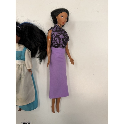 726 - A 1979 Kenner Dusty doll & 2 Disney dolls