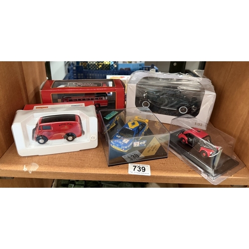 739 - A quantity of Corgi diecast models including Royal Mail Morris J, 1:43 scale VItesse diecast model o... 