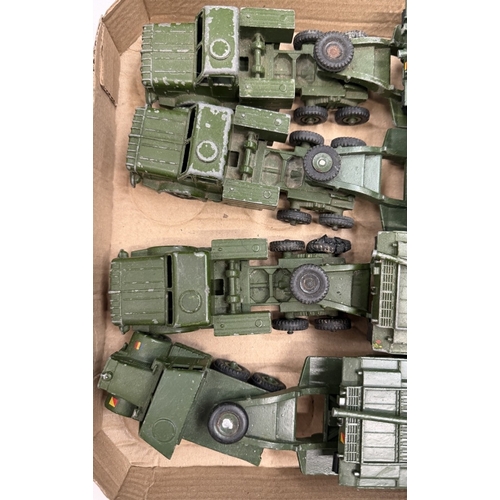 740 - 4 Dinky tank transporters & tanks