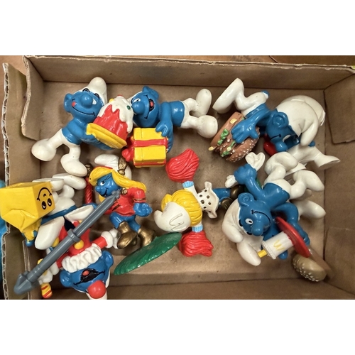 747 - A collection of McDonalds Smurfs etc