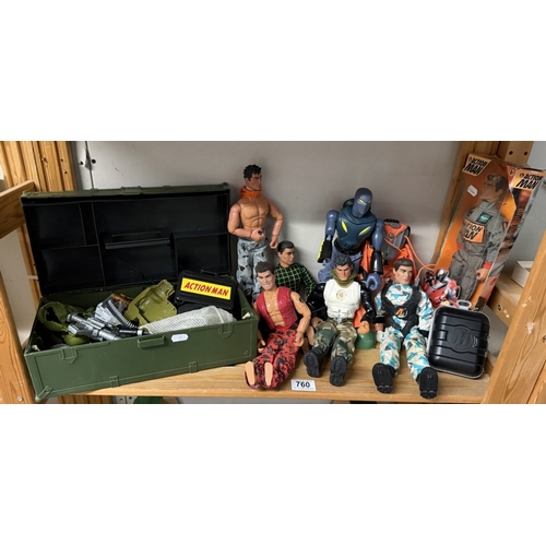 760 - A quantity of Action Men and accessories