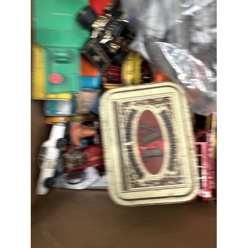 773 - A box of playworn Diecast including Matchbox