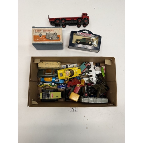 778 - A quantity of playworn diecast including Dinky