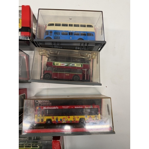 781 - 7 Corgi Original omnibus 1:76 scale buses