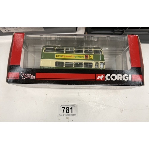 781 - 7 Corgi Original omnibus 1:76 scale buses