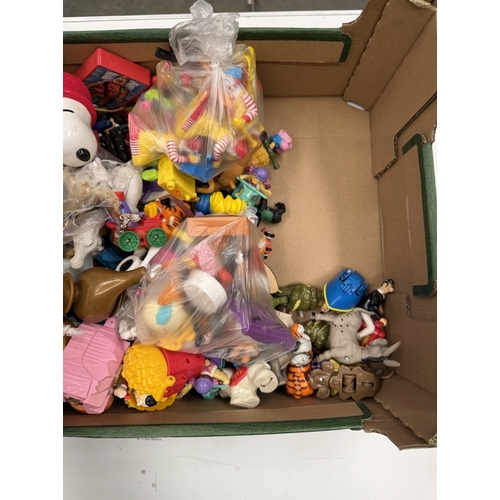 788 - A large box of vintage McDonalds toys
