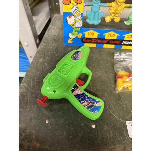 797 - A vintage Walt Disney Family shooting gallery toy set by Welsotoys