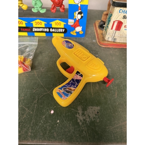 797 - A vintage Walt Disney Family shooting gallery toy set by Welsotoys