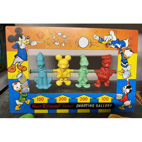 797 - A vintage Walt Disney Family shooting gallery toy set by Welsotoys
