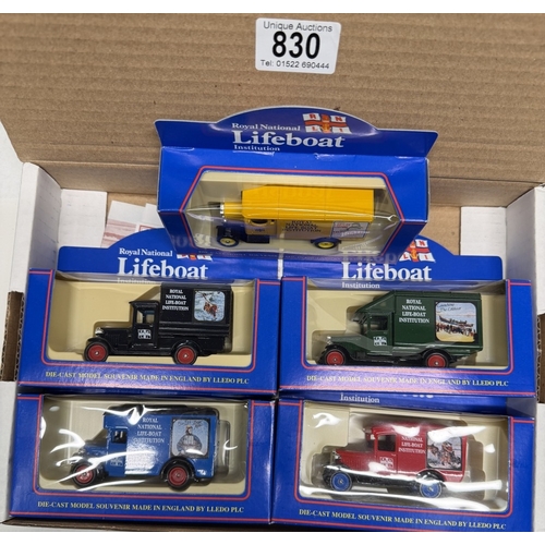 830 - A Lledo Days Gone Royal National Lifeboard Institution (RNLI) diecast model gift set