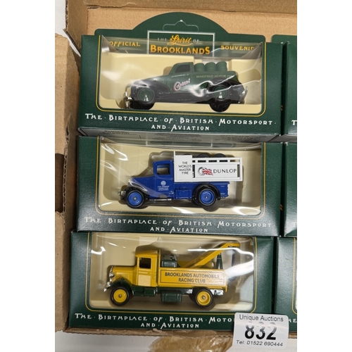 832 - A Lledo Days Gone ''Spirit Of Brooklands'' 6 car set