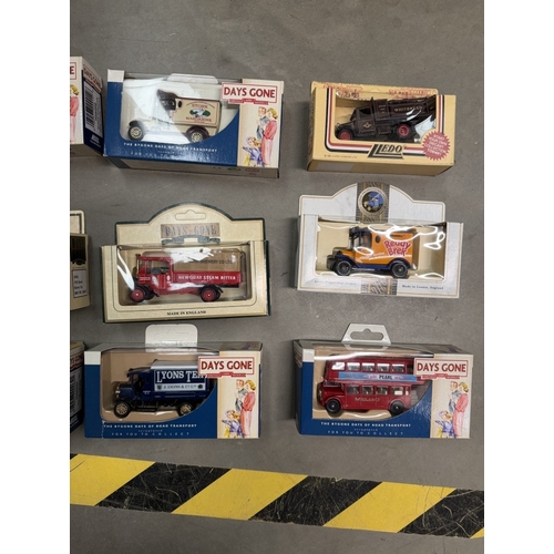 838 - A quantity of Lledo Days Gone diecast vehicles in boxes
