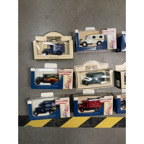 838 - A quantity of Lledo Days Gone diecast vehicles in boxes