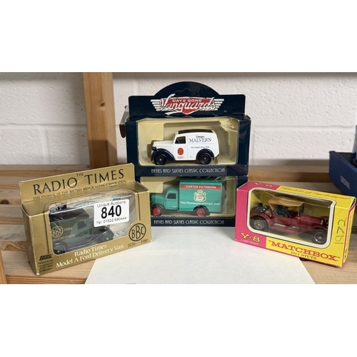 840 - A Matchbox Models Of Yesteryear No. Y-8 1914 Stutz Roadster, Lledo Days Gone BBC Radio Times 50th An... 