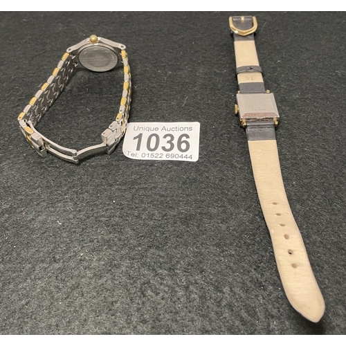 1036 - A ladies Rotary date watch and a vintage Tudor Rotor Self-Winding watch