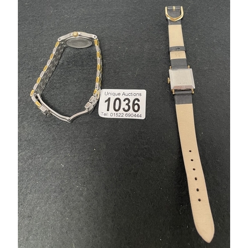 1036 - A ladies Rotary date watch and a vintage Tudor Rotor Self-Winding watch