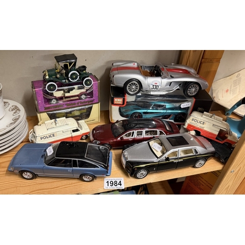 1984 - A mixed lot of model vehicles including Dinky etc