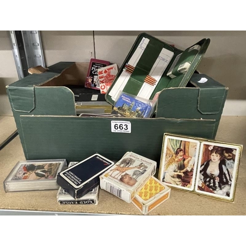 A good collection of vintage & collectible playing cards