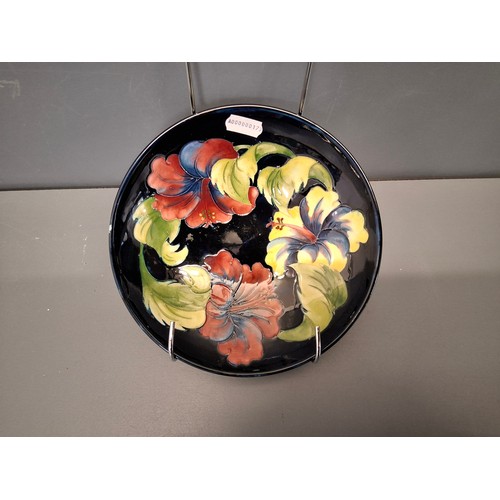 2 - Moorcroft Hibiscus Bowl 18.5cm wide x 5cm high
Slight imperfection on glaze.