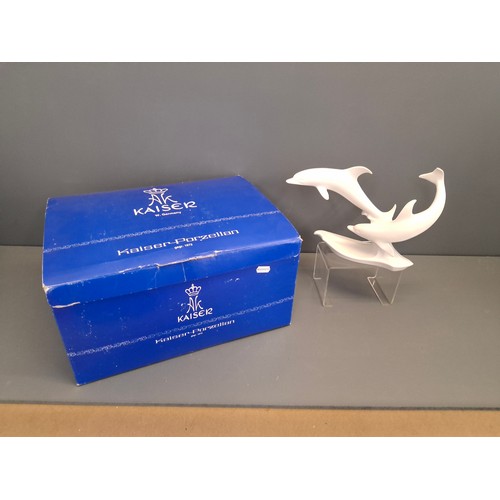5 - Kaiser Bisque porcelain dolphins in original box
29cm x 20cm