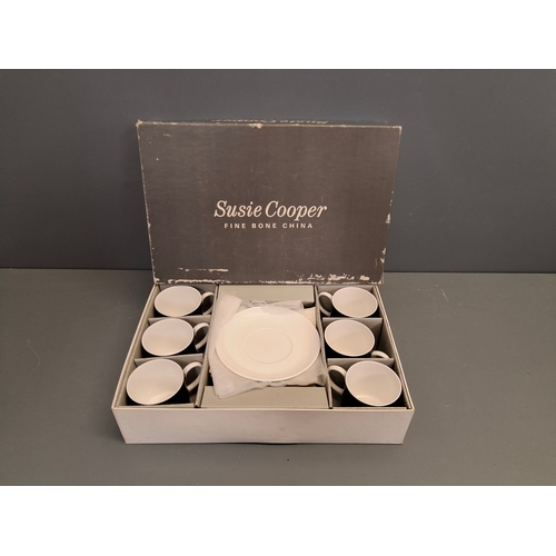 14 - Suzie cooper fine bone China coffee set unused