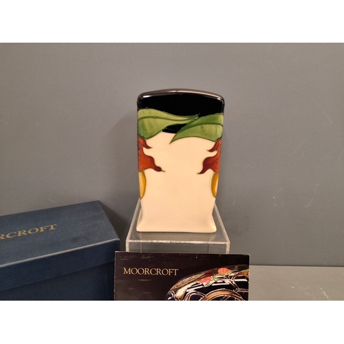 17 - Moorcroft Anna Lily clock with box.
Red mark to base. Not tested.