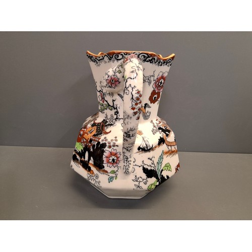 30 - Large masons ironstone willow pattern jug
28cm height