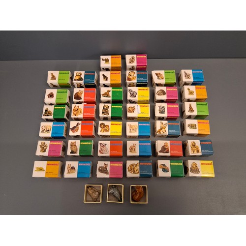 53 - Collection of boxed Wade Whimsies 38 boxed and 3 loose.