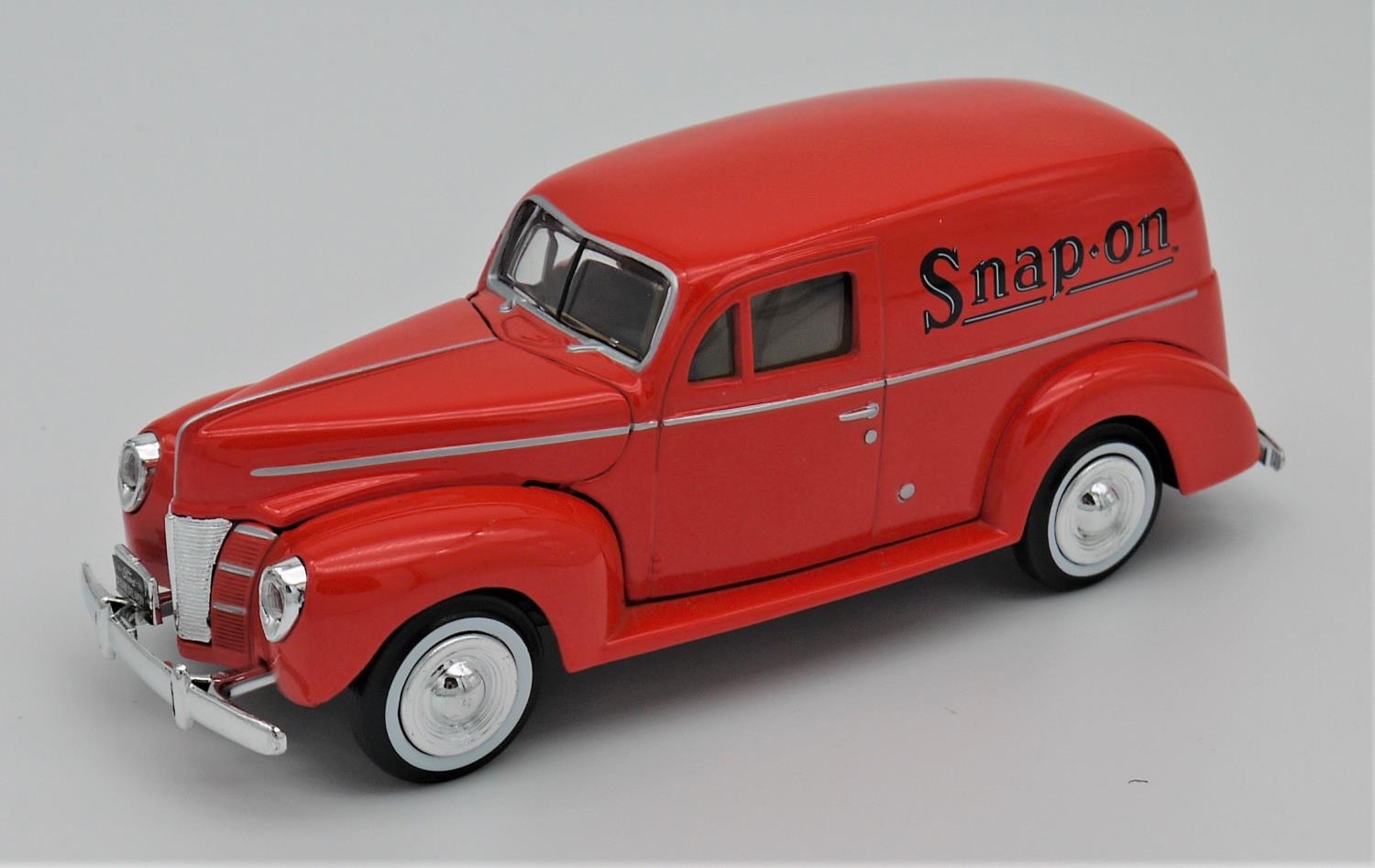 FORD SEDAN DELIVERY VAN IN SNAP ON LIVERY TO 1:24 SCALE in diecast,  produced by crown premiums