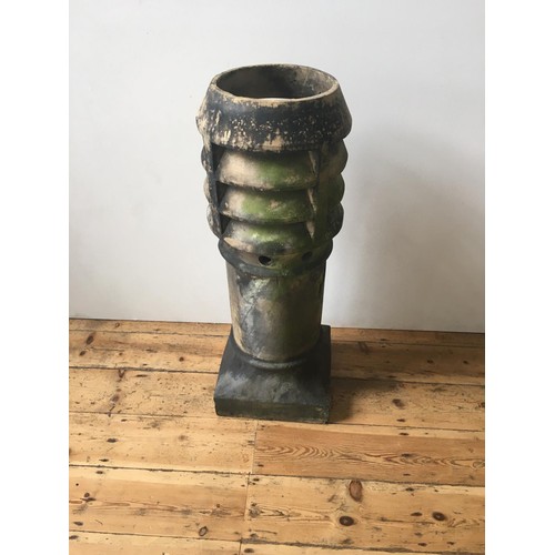 603 - EARLY 1900'S LOUVRE CHIMNEY POT95cm high