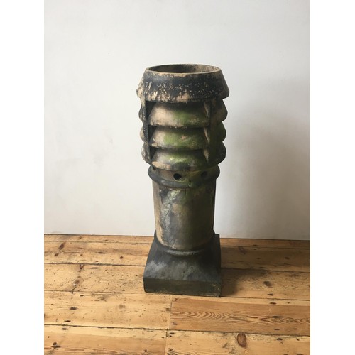 603 - EARLY 1900'S LOUVRE CHIMNEY POT95cm high