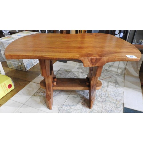 73 - ENGLISH ELM SIDE TABLE