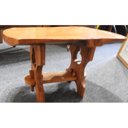 73 - ENGLISH ELM SIDE TABLE