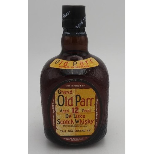 FOUR BOTTLES OF SCOTCH WHISKYGRAND OLD PARR DE LUXE, BELL'S