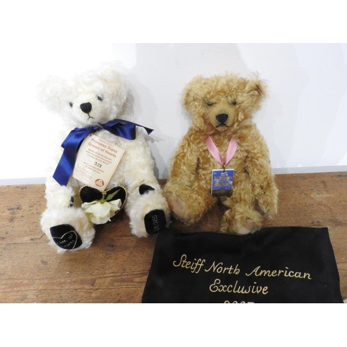 396 - A STEIFF 'SOUND OF MUSIC BEAR' AND A HERMANN SPECIAL EDITION 'PRINCESS DIANA' BEAR, both with musica... 