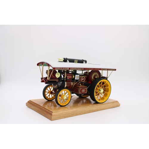 402 - A BURRELL SCENIC SHOWMAN'S ENGINE, 1/24 SCALE BY MIDSUMMER MODELS, in the livery of 'William V, Will... 