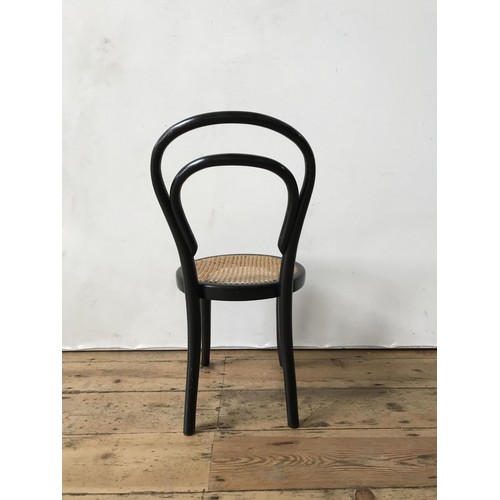 33 - CHILD'S CANE SEAT BENTWOOD CHAIR, 68cm high