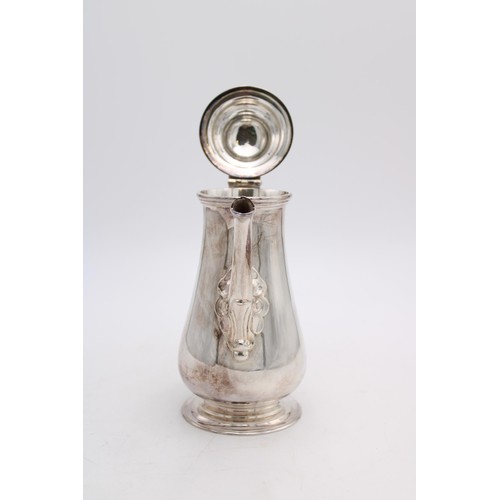 463 - A HALLMARK SILVER COFFEE POT, George Howson, Sheffield 1904, 22cm high, 16 oz in total