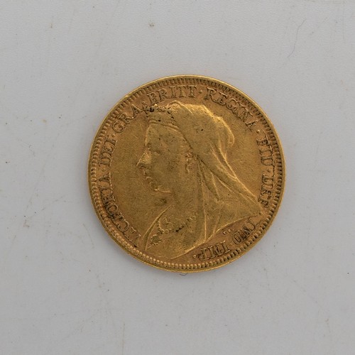 493 - A VICTORIAN GOLD SOVEREIGN, DATED 1896, 8 grams