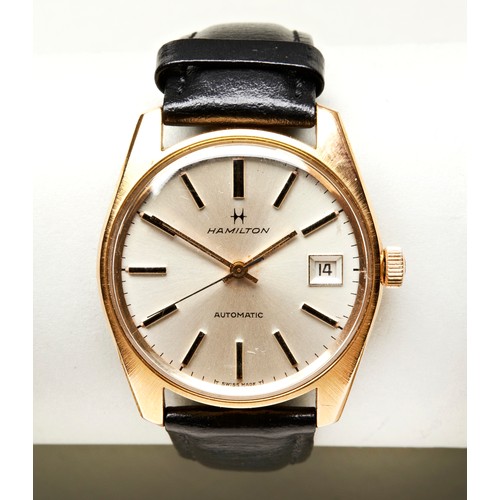 Hamilton gold outlet watch