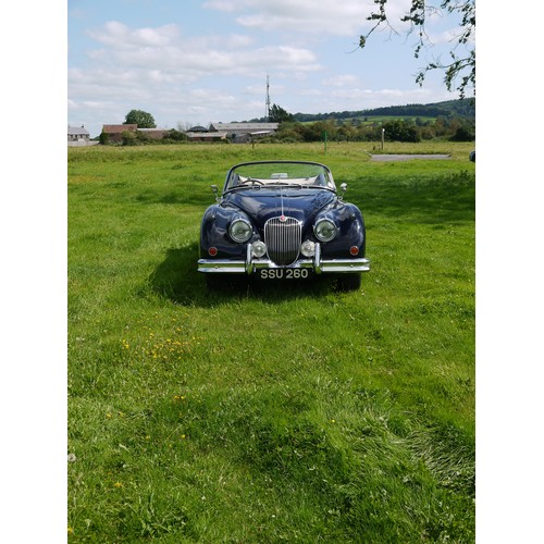 233 - 1958 JAGUAR XK150 DROPHEAD COUPERegistration Number: SSU 260 Chassis Number: S837226Recorded Mileage... 