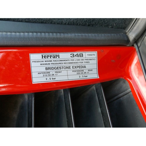 217 - 1993 FERRARI 348 TRANSVERSALE BERLINETTARegistration Number: L796THCChassis Number: ZFFJA35B00009642... 